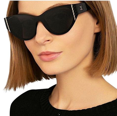 chanel glasses 2019 gold|discounted Chanel women's sunglasses.